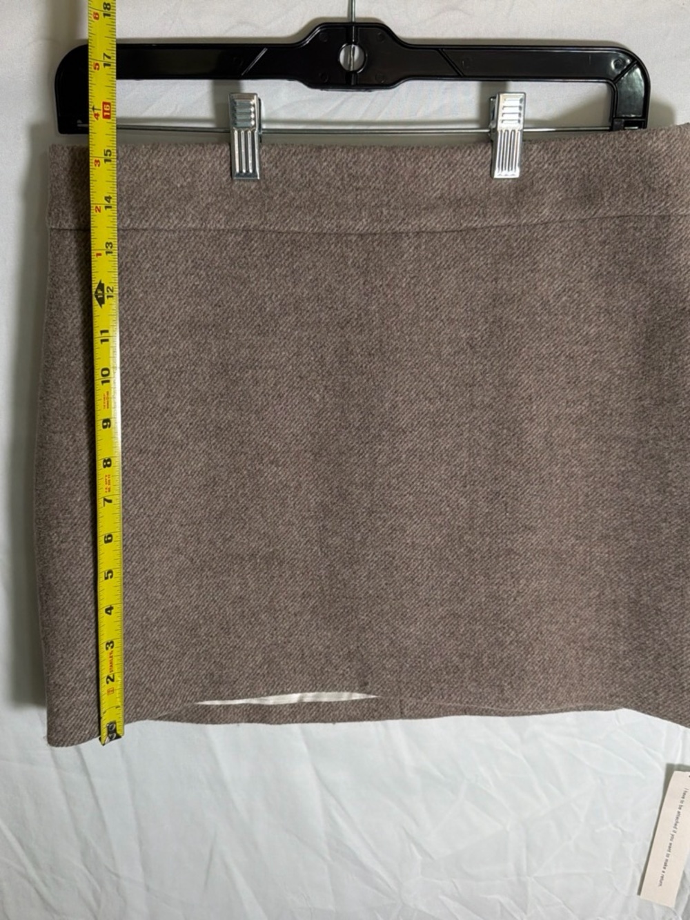 Reformation Neutral Taupe Mini Skirt